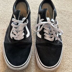 Vans Black and White Old Skool Sneakers